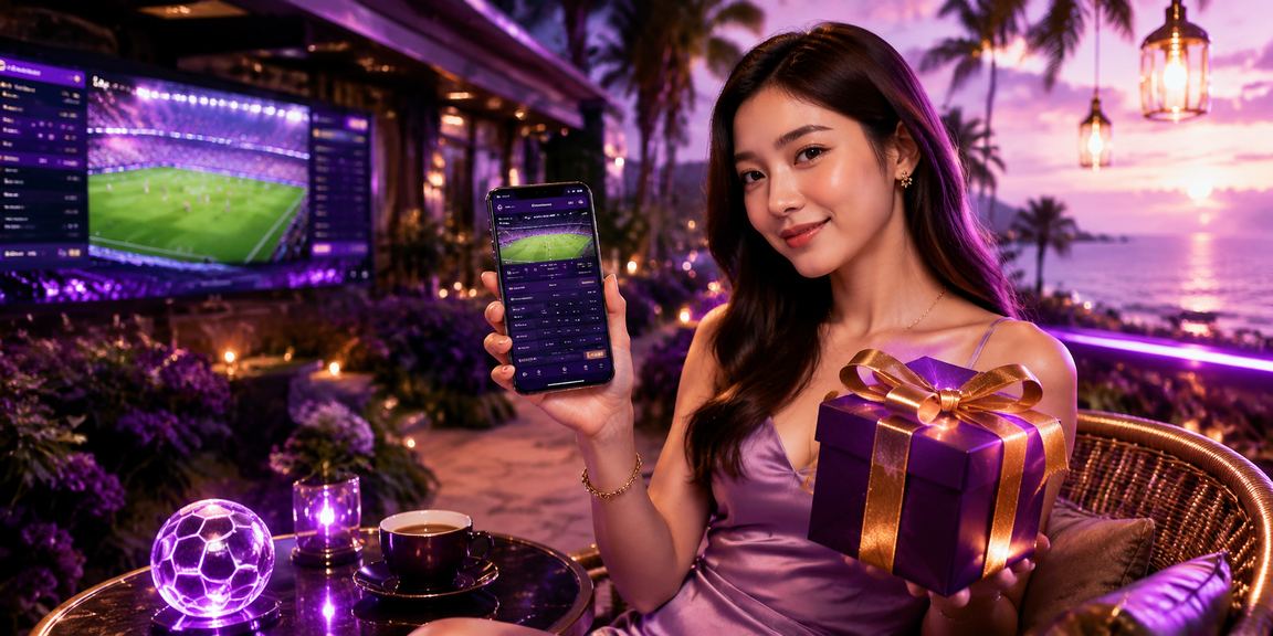 A user enjoying football betting responsibly on the m240 platform in Malaysia