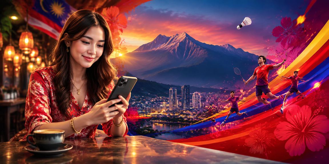 A player logging into their m240 account via mobile device in Sabah, Malaysia