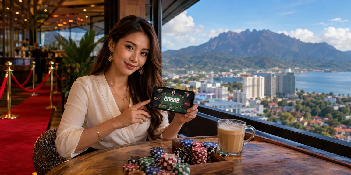 Malaysian-style poker in Sabah, played using m240 bonus credit